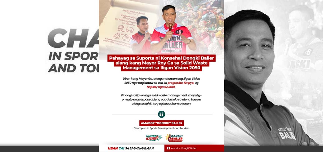 Councilor Dongki Baller Supports Mayor Roy Ga’s Solid Waste Management Initiative for a Cleaner and Sustainable Iligan Vision 2050