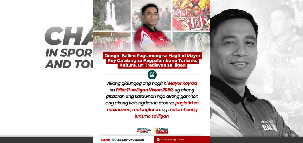 Councilor Dongki Baller: Overcoming the Challenge Set by Mayor Roy Ga to Boost Tourism, Culture, and Tradition in Iligan