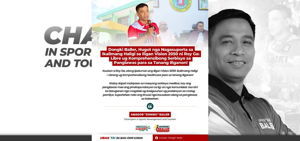 Councilor Dongki Baller Supports Iligan Vision 2050 – Ensuring Free and Comprehensive Healthcare for All